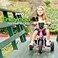 Joovy Tricycoo 41 Kids Tricycle with 4Stages Featuring ExtraWide Front Tire Removable and Adjustable Parent Handle Safety Harness MachineWashable Seat Pad and Retractable Canopy Pink