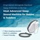 جهاز LectroFan Alpha للضوضاء البيضاء من Adaptive Sound Technologies لدعم النوم المريح، يحجب الصوت المحيطي، ويحتوي على تهويدات مدمجة، ومشبك تثبيت مريح، ودعم استرخاء محمول.