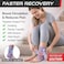 رباط كاحل SS SLEEVE Sleeve Stars للنساء والرجال، رباط للكاحل لعلاج التواء الكاحل، كم ضاغط لتخفيف التهاب اللفافة الأخمصية، دعم سهل التخصيص مع حزام قابل للإزالة، SingleM1012، بنفسجي فاتح