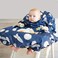 grabease Allover Waterproof Infant Feeding Smock Long Sleeve Bib for SelfFeeding Waterproof Protection Baby Bibs for Eating Machine Washable Navy