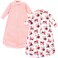 Hudson Baby Unisex Baby LongSleeve Fleece Sleeping Bag Floral 09 Months
