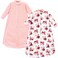 Hudson Baby Unisex Baby LongSleeve Fleece Sleeping Bag Floral 09 Months