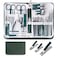 WOAMA Manicure Set Nail Clippers 30piece Pedicure Kit Manicure Tools Nail Manicure Kit with Green Travel Case for Home Workplace Gift Beauty Salon