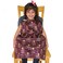 مريلة ومريلة كاملة التغطية من BIB-ON BIBON XL للأطفال الصغار من عمر 3 سنوات فما فوق، بتصميم كب كيك للبنات الصغيرات