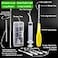 Airgoesin Upgraded Tonsil Stone Remover Tool Yellow 5 Tips Tonsillolith Pick Case 1 Irrigator Fresh Breath Oral Rinse