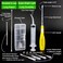 Airgoesin Upgraded Tonsil Stone Remover Tool Yellow 5 Tips Tonsillolith Pick Case 1 Irrigator Fresh Breath Oral Rinse