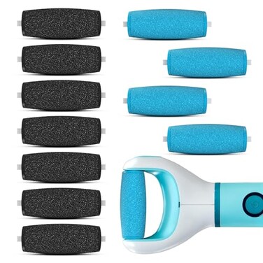 AZZORI 11 Pcs Replacement Rollers for Electric Foot Callus Remover Tool
