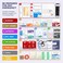 MFASCO First Aid Kit Refill Pack 417 pcs ANSI 2021 Class B Fills Large 3 Shelf Industrial Cabinets Single Use Packets No Medications Reliable Adhesive Bandages Gauze for Refills