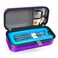SHBC Insulin Pen Carrying Case Portable Medical Cooler Bag for Diabetes with Protective Ice Brick Convenient to Changing Needles with Each Injection Purple