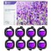 DRIVEJOY Car Air Freshener Vent Clips 8 Pack Provides LongLasting Scent Up to 240 Days Odor Eliminator Lavender