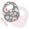 Stephen Joseph Muslin BIB Sets Charcoal Flower