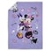 NoJo Disney Minnie Mouse I am Awesome Lavender Pink and White with BFF Daisy Duck and Figaro The Cat 4 Piece Toddler Bed Set Comforter Fitted Bottom Sheet Flat Top Sheet and Reversible Pillowcase