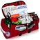 MFASCO School First Aid Emergency Kit with Tourniquets Red Bag by