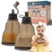 Everusely Reusable Baby Food Pouches for Toddlers 2 Pack 6 oz180 ml Slate Squeezable Silicone Food Pouch Refillable Leakproof Spill Proof Puree Containers BPA Free Dishwasher Safe