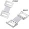 WILLBOND 100 Pieces Bandage Clips Only Elastic Bandage Wrap Clips Stretch Metal Clasps Replaceable Wrap Fastener Clip for Various TypesWhite