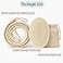 JouiiSiYa Natural Loofah Back Scrubber for Shower for Men and Women Exfoliating Loofah Sponge with Soap Saver 1Back1Pad1Bag