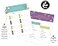 Lil' Labels Daycare Value Pack Write On Name Labels Waterproof Animal Friends Bright White
