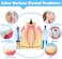 ROADPLUM 120Pcs Interdental Brushes 2 Sizes 360 Bendable Soft Bristles Braces Brush Dental Brushes Between Teeth Gum Interdental Brushes for Gum Braces Oral Teeth Cleaning Tool