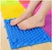 YOBEYI Foot Massage Mat Massage Pad Acupressure Mat Bathroom Mat Yoga Mat Outdoor Game 2 PCS Blue