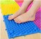 YOBEYI Foot Massage Mat Massage Pad Acupressure Mat Bathroom Mat Yoga Mat Outdoor Game 2 PCS Blue