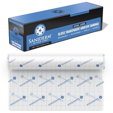 Saniderm Original Tattoo Aftercare Bandage Extra Large Roll 102 in x 8 yd
