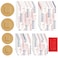 Funtery 400 Adhesive Spot Bandage 4 Sizes Round Flexible Fabric Adhesive Round Tan Non Latex Bandage for Wound Care and Hides Skin Spots Ideal for Small Incisions