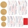 Funtery 400 Adhesive Spot Bandage 4 Sizes Round Flexible Fabric Adhesive Round Tan Non Latex Bandage for Wound Care and Hides Skin Spots Ideal for Small Incisions