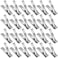 Tivcck Nail Clippers Set24 Pack Stainless Steel Nail Clippers BulkSilver Nail CutterUltra Sharp Sturdy Fingernail Clippers and Toenail Clippers for Women Men24 PcsSilver