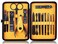 QLNE Nail Clippers Sets High Precisio Stainless Steel Nail Cutter Pedicure Kit Nail File Sharp Nail Scissors and Clipper Manicure Kit Fingernails Toenails with Portable Stylish case Yellow 15Pieces