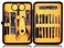 QLNE Nail Clippers Sets High Precisio Stainless Steel Nail Cutter Pedicure Kit Nail File Sharp Nail Scissors and Clipper Manicure Kit Fingernails Toenails with Portable Stylish case Yellow 15Pieces