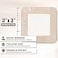 EVERLIT Care Silicone Foam Dressing with Adhesive Border Highly Absorbent Hypoallergenic Bandages for Chronic Wounds Bed Sores Pressure Ulcers Gentle Secure Adhesion 3 x 3 10 Pack