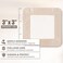 EVERLIT Care Silicone Foam Dressing with Adhesive Border Highly Absorbent Hypoallergenic Bandages for Chronic Wounds Bed Sores Pressure Ulcers Gentle Secure Adhesion 3 x 3 10 Pack