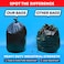 Veska 55 Gallon Trash Bags Heavy Duty ValuePack 50 Count wTies 5560 Gallon Trash Bags Large Black 5060 Gallon Garbage Liners for Lawn Leaf and Commercial
