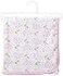 Touched by Nature Unisex Baby Organic Cotton Swaddle Receiving and Multipurpose Blanket Flower One Size