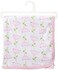 Touched by Nature Unisex Baby Organic Cotton Swaddle Receiving and Multipurpose Blanket Flower One Size