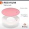Fixic Freestyle Adhesive Patch 25 PCS Good for Libre 1 2 3 Plus Enlite Guardian NO Glue in The Center of The Patch PreCut Back Paper Long Fixation for Your Sensor Pink