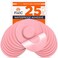 Fixic Freestyle Adhesive Patch 25 PCS Good for Libre 1 2 3 Plus Enlite Guardian NO Glue in The Center of The Patch PreCut Back Paper Long Fixation for Your Sensor Pink