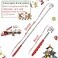 YIMICOO Stocking Stuffers for Men 2 Pack Extendable Back Scratcher Christmas Gifts for Men Santas Claws Telescopic Back Scratchers with Christmas Gift Box Red Massage Tool for Back with Rubber Handles