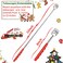 YIMICOO Stocking Stuffers for Men 2 Pack Extendable Back Scratcher Christmas Gifts for Men Santas Claws Telescopic Back Scratchers with Christmas Gift Box Red Massage Tool for Back with Rubber Handles