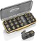 Acedada Pill Organizer 3 Times A Day Weekly Pill Organizer 3X A Day Large Pill Box 7 Day Medicine Organizer Pill Case Pill Container Holder Daily Pill Box 3 Times A Day for Vitamin Black Grey