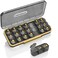 Acedada Pill Organizer 3 Times A Day Weekly Pill Organizer 3X A Day Large Pill Box 7 Day Medicine Organizer Pill Case Pill Container Holder Daily Pill Box 3 Times A Day for Vitamin Black Grey