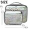 holay 4 Pack Building Block Storage Bags Clear Zippered Toy Organizer Case