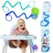 Brilli Baby Cup Catcher Patented Safety Tether Strap Attach Sippy Cups Bottles Pacifiers More to Stroller High Chair Car Seat Made in USA Food Grade Dishwasher Safe AquaNavy