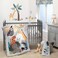 طقم مفروشات سرير أطفال من Bedtime Originals بتصميم Mighty Jungle، مكون من 3 قطع، متعدد الألوان، رقم الموديل 283003V