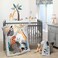 طقم مفروشات سرير أطفال من Bedtime Originals بتصميم Mighty Jungle، مكون من 3 قطع، متعدد الألوان، رقم الموديل 283003V