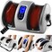Best Choice Products Heated Shiatsu Foot Massager for Pain Relief Plantar Fasciitis Neuropathy Blood Circulation wCompact Design Silver
