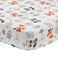 ملاءة سرير أطفال Bedtime Originals Woodland Friends متعددة الألوان، مقاس 52×28×8 بوصة، عبوة من قطعة واحدة