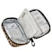 xigua Leopard Pill Case 7Day Travel Pill Organizer Box with Zipper Closure for Vitamins Medication and Supplements