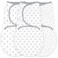بطانية لف الأطفال من SwaddleDesigns مع لفافة قابلة للتعديل، طقم من 3 قطع، بتصميم قنفذ صغير أسود