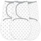 بطانية لف الأطفال من SwaddleDesigns مع لفافة قابلة للتعديل، طقم من 3 قطع، بتصميم قنفذ صغير أسود
